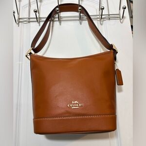 Coach Jude Duffle Smooth Leather Tan CBH19